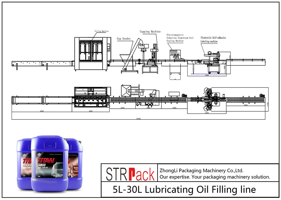 Automatické plniace potrubie 5L-30L mazacieho oleja